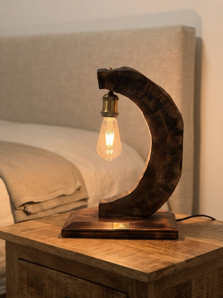 Crescent Arc Edison Lamp