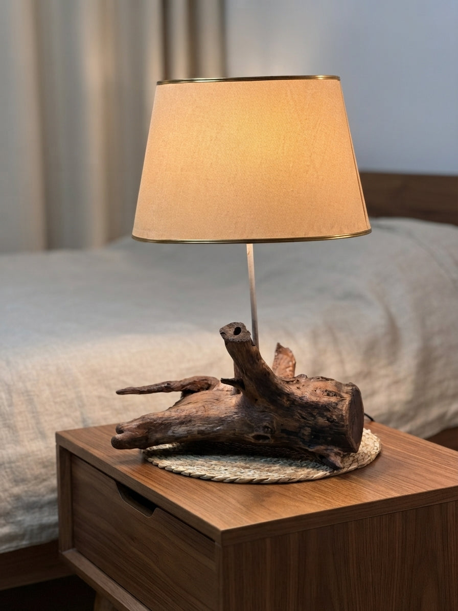 Prairie Stag Driftwood Lamp