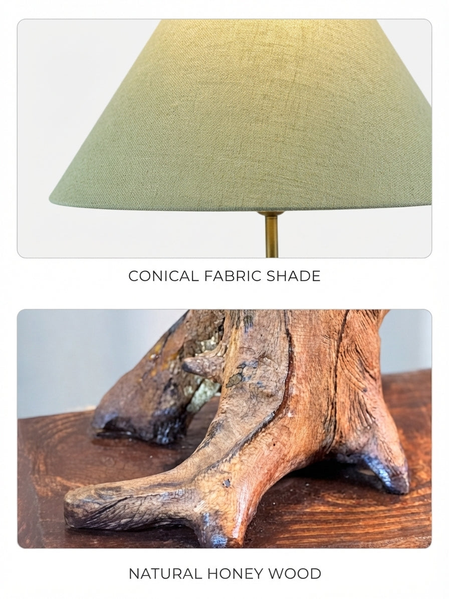 Rooted Stump Table Lamp