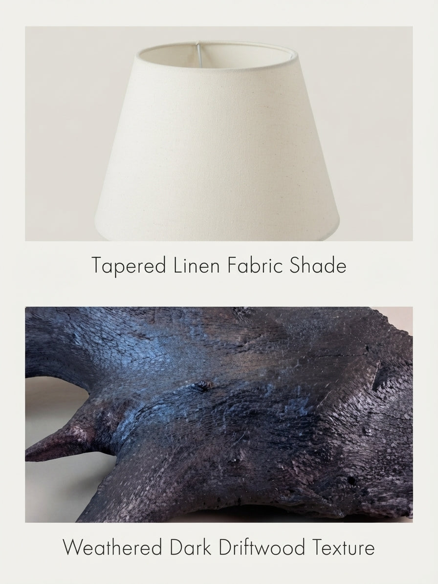 Ebony Reclining Beast Lamp