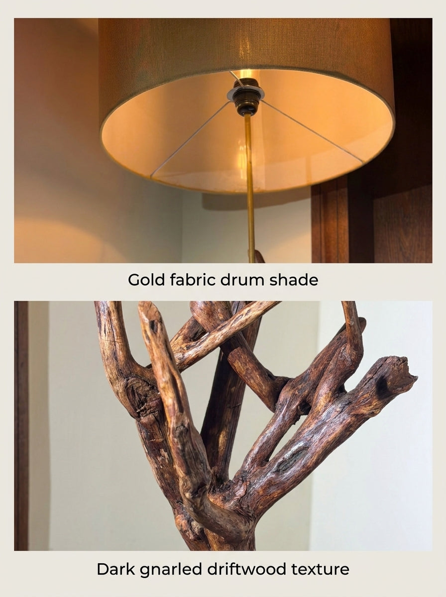 Woven Branch Floor Lamp