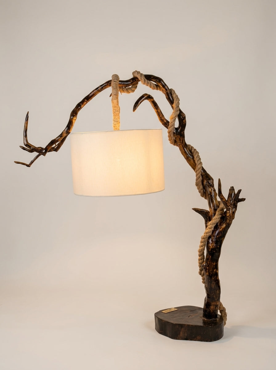 Roped Vine Arch Floor Lamp