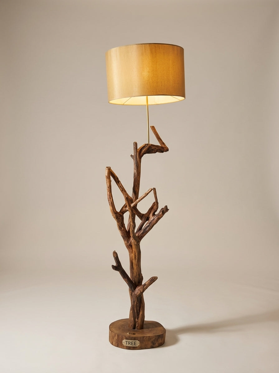 Woven Branch Floor Lamp