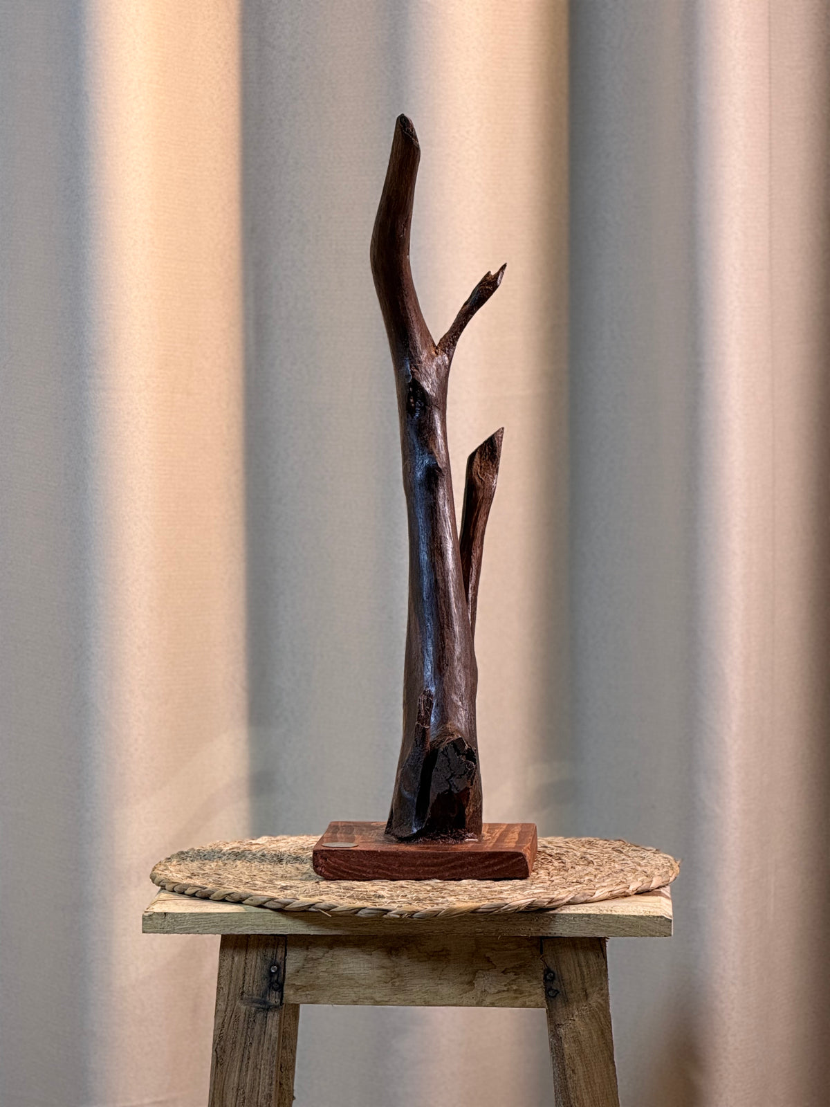 Cresting Horn Tabletop Sculpture