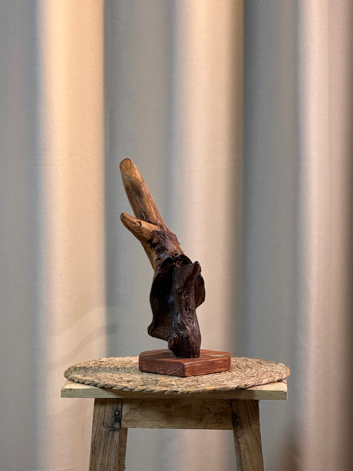 Tri-Branch Flame Sculpture