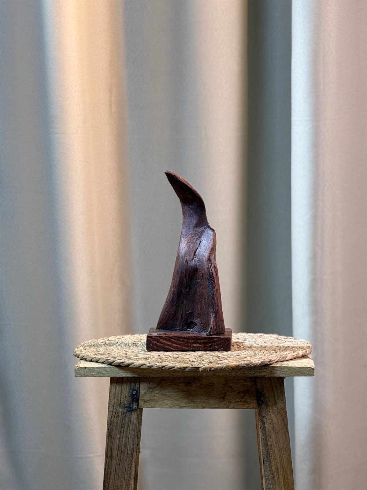 Cresting Peak Wood Sculpture