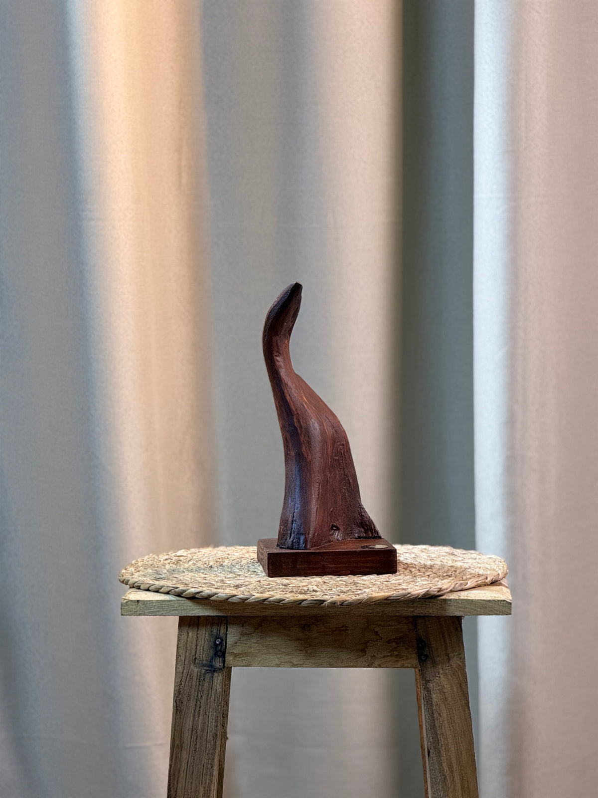 Cresting Peak Wood Sculpture