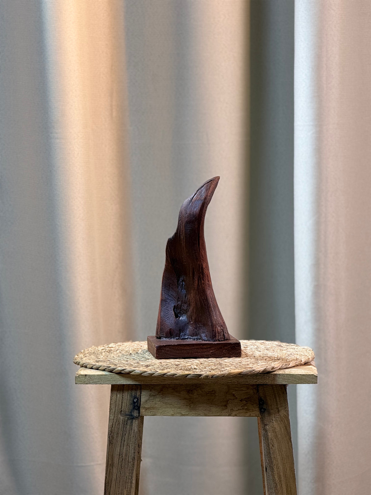 Cresting Peak Wood Sculpture