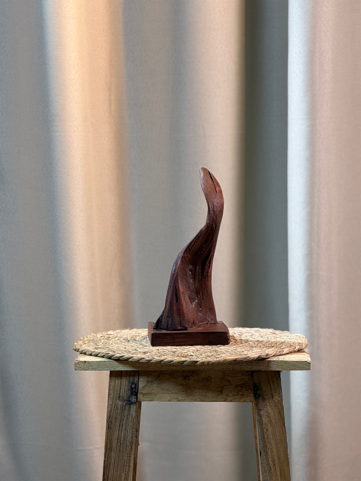 Cresting Peak Wood Sculpture